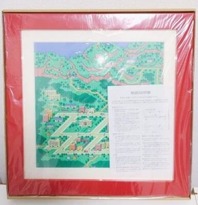 Nintendo Hobonichi Mother2 Replica Screen Onet Red Frame S Size 360x360x20mm New - Picture 1 of 1