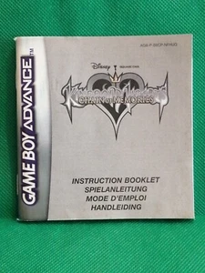 notice jeu game boy advance Nintendo kingdom hearts - Foto 1 di 3