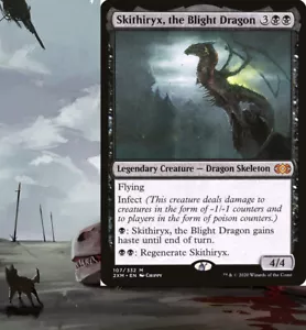 Mazo de comandante Skithiryx, the Blight Dragon INFECT EDH Magic Magic Magic Magic Magic Magic Magic listo para jugar - Imagen 1 de 12