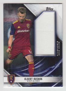 2019 Topps MLS Jumbo Relics #JRARU Albert Rusnak