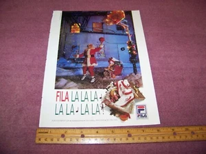 Fila Footwear Original Print Ad from Magazine Vintage 1991 - Picture 1 of 2