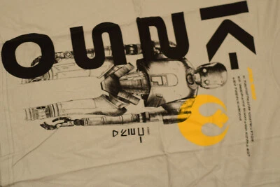 New Disney Star Wars Mad Engine K2SO Grey Size Kid Small - Image 1 of 2