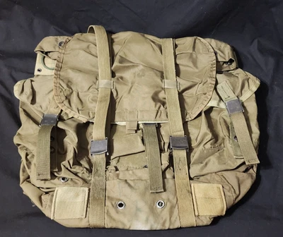 USGI Militar ALICE Pack OD GREEN LC1 Paquete de Campo Nylon Mediano 8465-01-019-9102 Foto 1 de 4