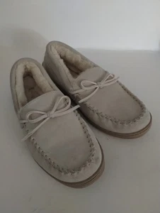 My Slippers Women's SZ 8 Leather And Faux Fur Lined - Picture 1 of 3