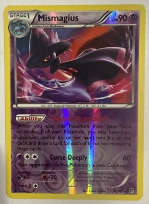 Pokemon XY - BREAKthrough #66/162 Mismagius Holo Pokemon TCG NM/M - Image 1 of 4