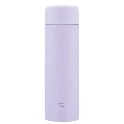 ZOJIRUSHI Water Bottle Seamless 480ml Stainless Steel Lilac Purple SM-ZB48-VM Foto 1 de 2