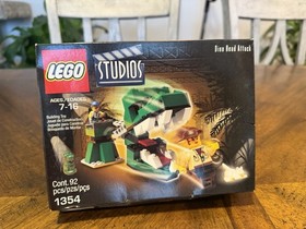 Vintage 2001 - LEGO # 1354 Dino Head Attack - New / Factory Sealed - Retired