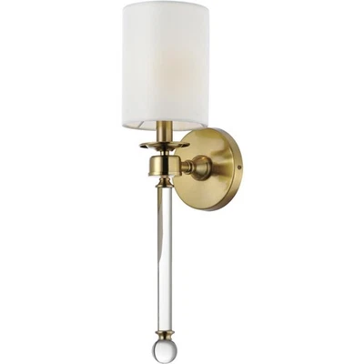 Maxim Lighting 16109WTCLHR Lucent 1 luz 5 pulgadas Heritage aplique de pared luz de pared Foto 1 de 4