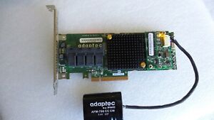 Adaptec ASR-71605 1GB Cache 16-Port 6Gbps, High profile bracket.