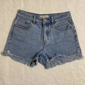 Jeans da donna corti Pacsun Mom 100% cotone denim taglia 25 blu #1602 - Foto 1 di 9