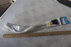 NOS Mt. Christophe WHITE MTB Nylon Toe Straps Extra Long 440 mm Orig Package - Picture 1 of 7