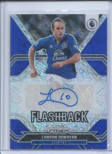 2021-22 PANINI PRIZM PREMIER FOTL BLU SCINTILLANTE FLASHBACK AUTO LANDON DONOVAN - Foto 1 di 2