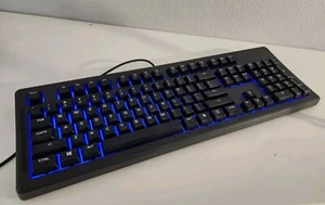 SteelSeries Apex 100 Gaming Keyboard Tactile Silent Blue LED Backlit Wired OBO - Picture 1 of 11