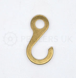 Chain End Hook for Clock Weight Chain - Brass - Picture 1 of 2