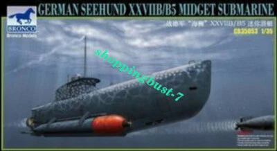 Bronco 1/35 CB35053 Seehund XXVIIB/B5 Midget Submarine - Image 1 of 4
