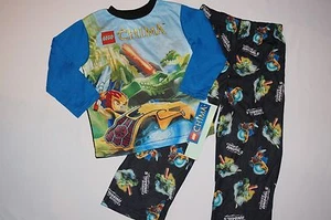 NWT LEGO CHIMA sleepwear BOY 2 PC Size 4/5 black, blue - Picture 1 of 3
