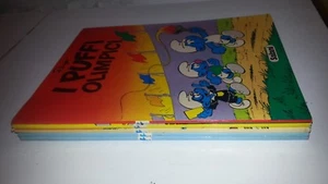 Blocco I PUFFI 1 2 5 6 7 - SALANI OTTIMI - numero 1 con adesivo - VL10 - Picture 1 of 9