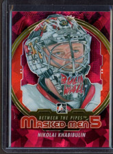 2012-13 Between The Pipes Masked Men V Rainbow #MM22 Nikolai Khabibulin