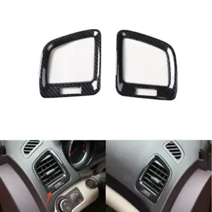 For Buick Regal 2009-2016 Carbon Fiber Pattern Side Air Outlet Vent Cover Trim - Picture 1 of 7