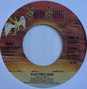 Bad Company - Electricland - 7” Vinyl Single - Picture 1 of 3