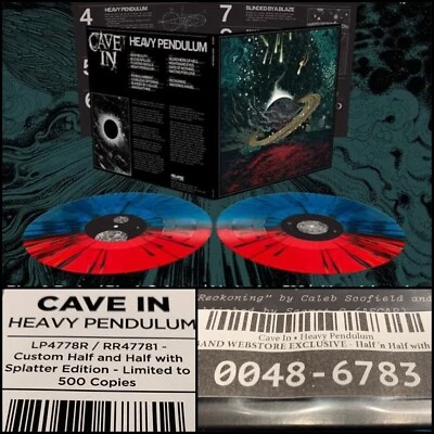 CAVE IN Heavy Pendulum 2x LP Splatter Vinyl 500-Quicksand Torche Botch Converge - Imagem 1 de 4