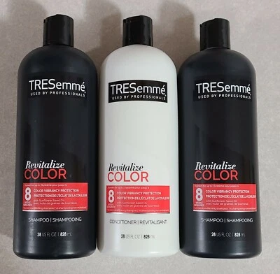 TRESemme REVITALIZE COLOR 2 Shampoo & 1 Conditioner 28oz Each Bottle NEW  - Image 1 of 2