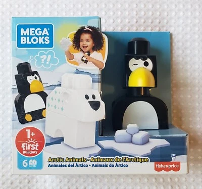 Mega Bloks Artic Animals 6 PCS GWR02 NIB 2020 - Image 1 of 2