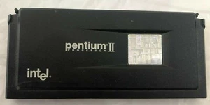 Intel CPU Pentium II 80522PX266512EC MMX SL2HE y8370206-0233 - Picture 1 of 6
