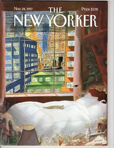 New Yorker Magazine November 24 1997 Sempe sleeping cat NYC complete NM NO LABEL - Picture 1 of 1