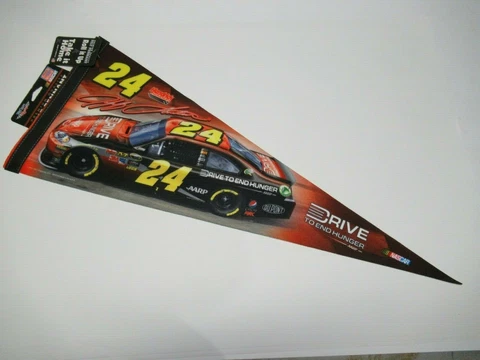 Jeff Gordon #24 Drive to End Hunger 2011 NASCAR Wincraft Official Pennant Cover