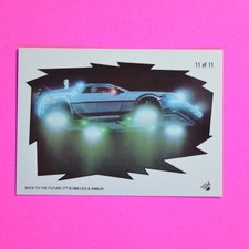 1989 Topps Back to the Future Part II Stickers #11 Delorean Time Machine NmMt