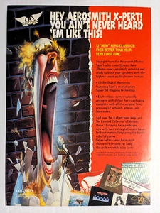 AEROSMITH 1993 DIGITAL MASTERING FULL ALBUM CATALOG MAGAZINE PRINT ADVERTISEMENT - Picture 1 of 4