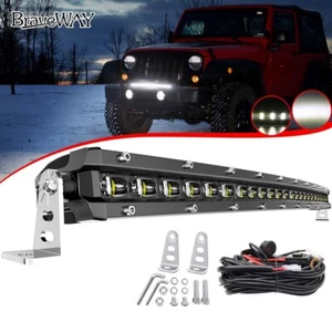 For Offraod Truck ATV UTV 4WD Curved 26" Slim LED Light Bar Spot Driving Lamp - Picture 1 of 9