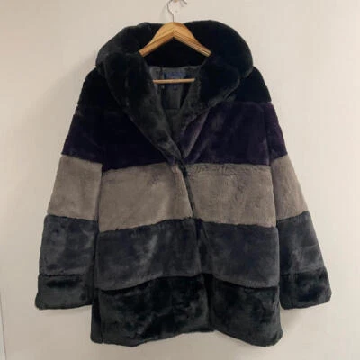 Rachel Roy Faux fur Jacket with multi colours  - Image 1 of 4