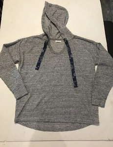 Maurices Sweatshirt Size S Grey Hoodie Thermal Long Sleeves 4667 - Picture 1 of 10