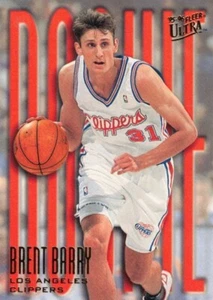 BRENT BARRY-LOS ANGELES CLIPPERS-1993-94 FLEER ULTRA-ROOKIE #264 - Picture 1 of 2