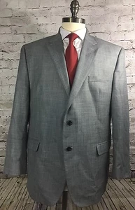CHAPS 46R Gris 2B Hombre Abrigo Deportivo Blazer Traje Chaqueta Ventilación Única - Imagen 1 de 7