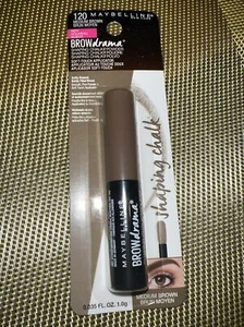 Maybelline Brow Drama Shaping Chalk Powder 120 Medium Brown - Picture 1 of 1