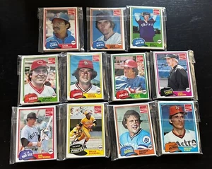 Juego completo de 132 cartas de béisbol Coca Cola 1981 de Topps los 11 equipos - Imagen 1 de 13