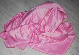 2,3m rosa matt Satinstoff Brautsatin dick schwer babyrosa Abendmode Kleid Rock - Bild 1 von 3