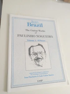 Paulinho Nogueira Guitar Works Classical Guitar Rare Sheet Music Book - Picture 1 of 6