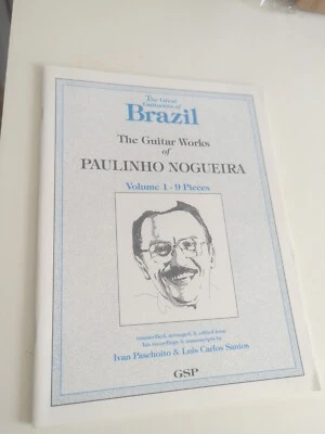 Paulinho Nogueira Guitar Works Classical Guitar Rare Sheet Music Book - Image 1 of 4