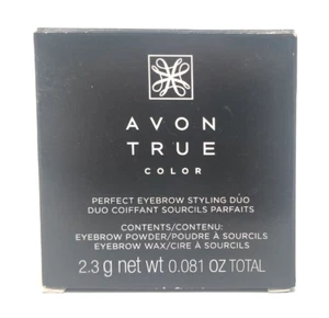 Avon True Color Perfect Eyebrow Styling Duo Auburn 1.3 g 0.081 oz New Old Stock - Picture 1 of 3