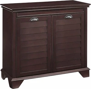 Crosley Furniture Lydia Two-Compartment Tilt-Out Linen Hamper - Picture 1 of 15