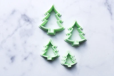 Christmas Tree Polymer Clay Cutter | Cookie cutters | Earrings | Fondant - Image 1 of 3