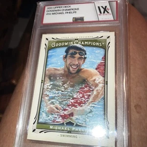 MICHAEL PHELPS SWIMMING 2013 UD GOODWIN CHAMPIONS # 92 GRADED 9+ - Picture 1 of 2