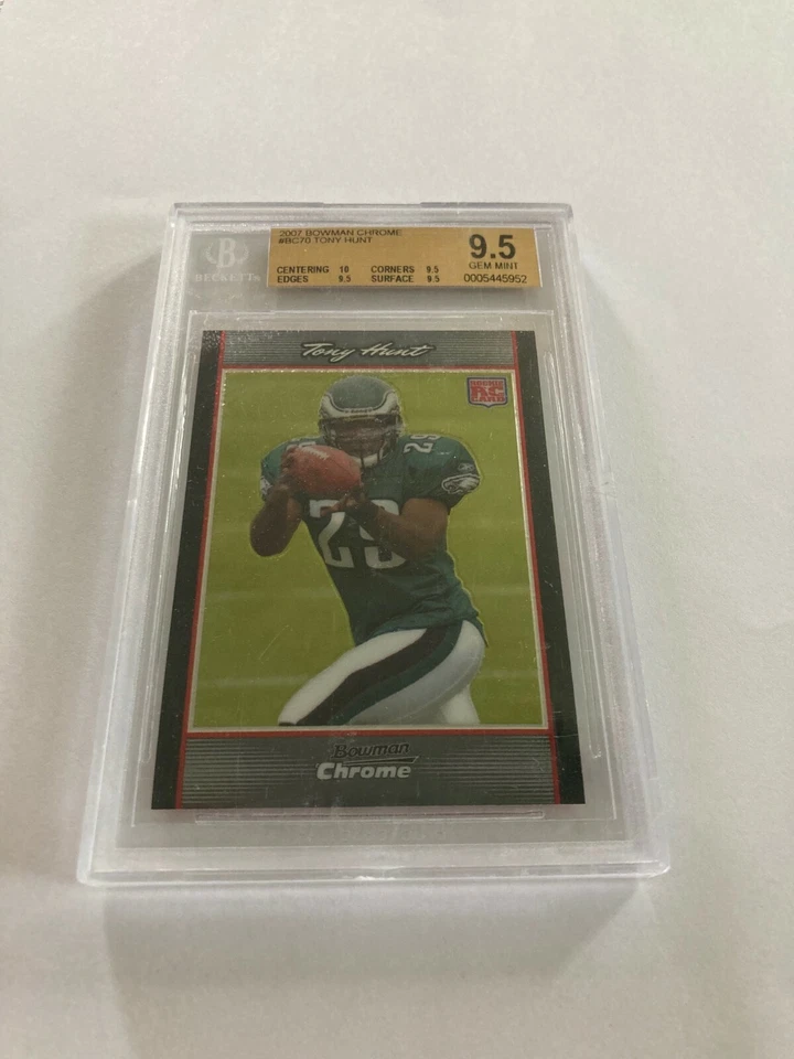 Tony Hunt 2007 Bowman Chrome RC #BC70 BGS 9.5 Gem Mint A - Image 1 of 1
