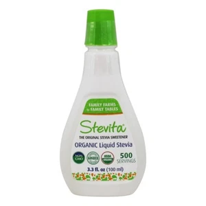 Stevita The Original Stevia Sweetener Organic Liquid Extracts 3.3 fl oz 2 Pack - Picture 1 of 6