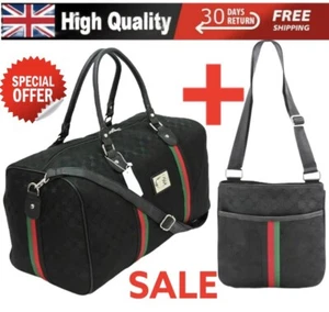 BORSA A TRACOLLA UOMO RAGAZZO REGALO DESIGN HOLDALL PALESTRA BORSONE CABINA VIAGGIO - Foto 1 di 14