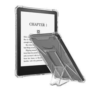 Transparent TPU Protective Case With Holder For Kindle Paperwhite 2024/Colorsoft - Photo 1/20